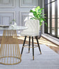 Portnoy White Faux Leather Counter/Bar Stool