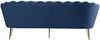 Gardenia Navy Velvet Sofa