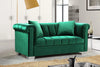 Kayla Green Velvet Loveseat