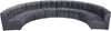 Limitless Grey Velvet 8pc. Modular Sectional