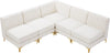 Alina Cream Velvet Modular Sectional