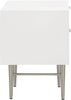 Modernist White Gloss Night Stand