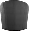 Alessio Grey Velvet Accent Chair