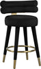 Fitzroy Black Velvet Counter Stool
