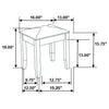 Felicity Makeup Vanity Stool