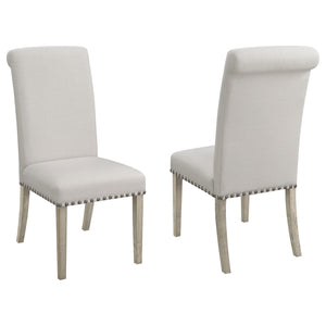 Salem Upholstered Side Chairs Rustic Smoke and Grey (Set of 2) image