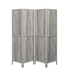 Deepika 4-panel Folding Screen Grey Driftwood