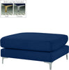 Julia Navy Velvet Modular Ottoman