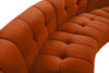 Limitless Cognac Velvet 9pc. Modular Sectional