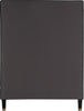 Harlie Black Velvet Twin Bed