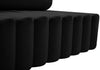 Melody Black Velvet Chair