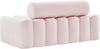 Melody Pink Velvet Loveseat