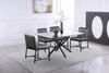 Bryce Grey Faux Leather Dining Chair