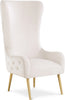 Alexander Cream Velvet Accent Chair