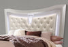 Paris Champagne Bed with LED, Dresser, Mirror, Nightstand
