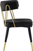 Rheingold Black Velvet Dining Chair