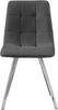 Annie Grey Velvet Dining Chair