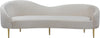 Ritz Cream Velvet Sofa