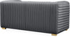 Ravish Grey Velvet Loveseat