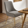 Owen Grey Velvet Dining Chair