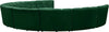 Infinity Green Velvet 9pc. Modular Sectional