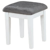 Elijah Makeup Vanity Table with LED Mirror and Stool