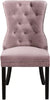 Nikki Pink Velvet Dining Chair