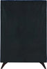 Elly Navy Velvet Twin Bed