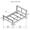 Louis Philippe 4 & 5 Piece Bedroom Set Full, Twin, King, & Queen