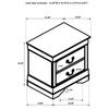 Louis Philippe 4 & 5 Piece Bedroom Set Full, Twin, King, & Queen