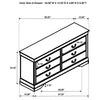 Louis Philippe 4 & 5 Piece Bedroom Sets Twin & Queen