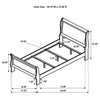 Louis Philippe 4 & 5 Piece Bedroom Set Full, Twin, King, & Queen