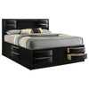 Briana Bookcase Platform Storage Bed