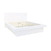 Jessica California King Platform Bed with Rail Seating White image
