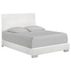 Felicity Eastern King, Queen, & Cal.King Panel Bed Glossy White