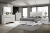 Miranda California King, E.King, Queen, Full, & Twin Bed Black & White