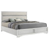 Miranda California King, E.King, Queen, Full, & Twin Bed Black & White