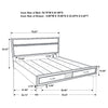 Miranda Panel Platform Storage Bed