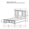 Franco Panel Platform Storage Bed
