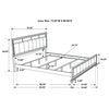 Barzini Panel Bed