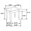 Barzini Vanity Stools