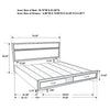 Miranda Panel Platform Storage Bed