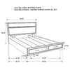 Miranda Panel Platform Storage Bed