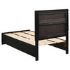 Miranda Panel Platform Storage Bed