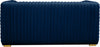 Ravish Navy Velvet Loveseat