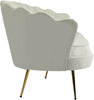 Gardenia Cream Velvet Sofa