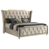 Lorient Wingback Bed with LED Lighting