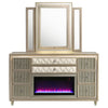 Lorient LED Dresser with LED Mirror and Flame Visualizer