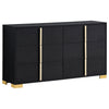 Marceline Bedroom Sets White & Black 4 & 5 Piece
