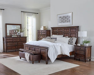 Avenue 5-piece Queen Bedroom Set Weathered Burnished Brown image